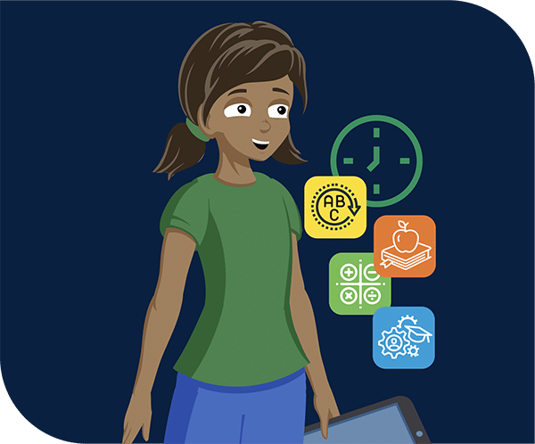 Data impacts students illustration Ahzad