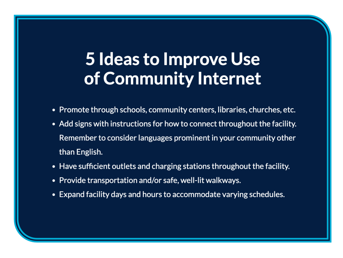 Digital Equity 5 ideas community internet