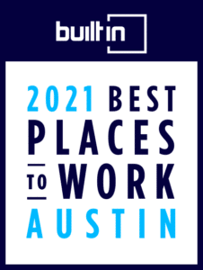 Best Places to Work Austin 2021 graphic