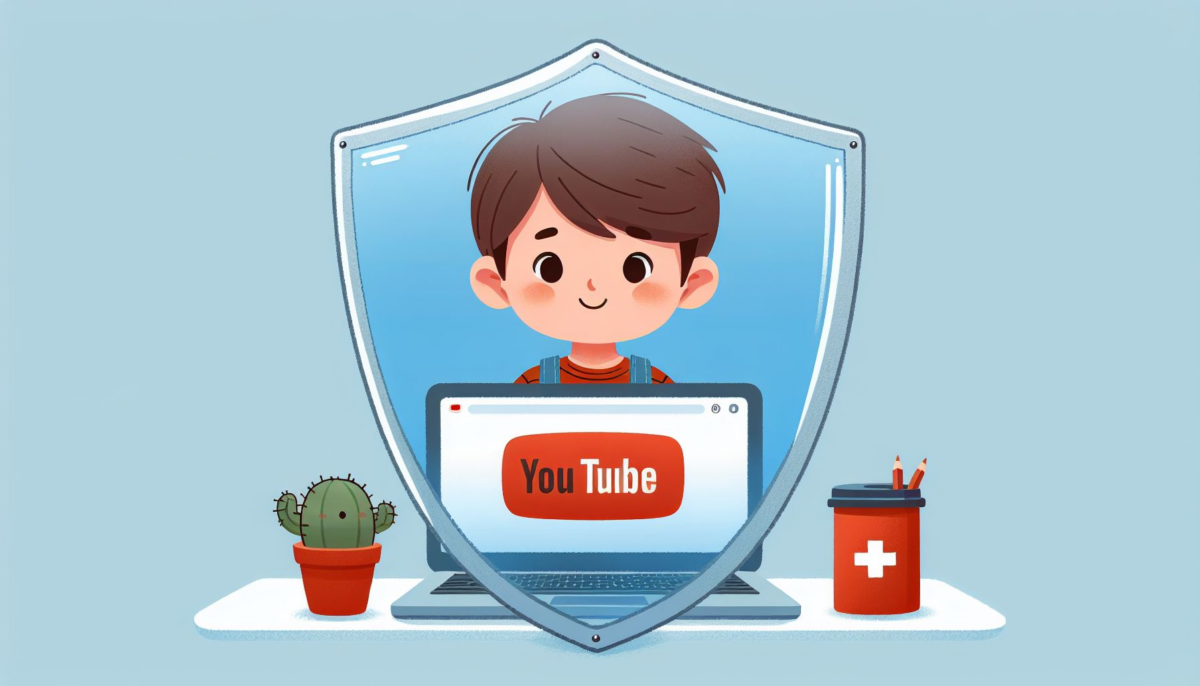 Image indicating Kid using YouTube safety